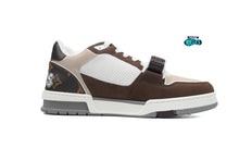 Cargar imagen en el visor de la galería, Louis Vuitton LV Trainer Brown Beige White