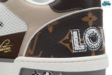 Cargar imagen en el visor de la galería, Louis Vuitton LV Trainer Brown Beige White