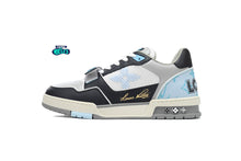 Cargar imagen en el visor de la galería, Louis Vuitton LV Trainer Blue Grey Black