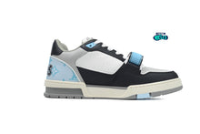 Cargar imagen en el visor de la galería, Louis Vuitton LV Trainer Blue Grey Black