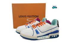 Cargar imagen en el visor de la galería, Louis Vuitton LV Trainer Neon Blue