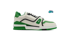 Cargar imagen en el visor de la galería, Louis Vuitton LV Trainer White Green