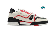 Cargar imagen en el visor de la galería, Louis Vuitton LV Trainer White Red Black