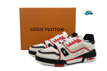 Cargar imagen en el visor de la galería, Louis Vuitton LV Trainer White Red Black