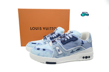 Cargar imagen en el visor de la galería, Louis Vuitton LV Trainer Blue Denim