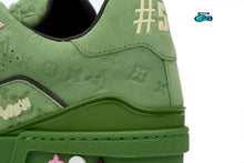Cargar imagen en el visor de la galería, Louis Vuitton LV Trainer Monogram Green
