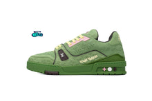 Cargar imagen en el visor de la galería, Louis Vuitton LV Trainer Monogram Green