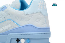Cargar imagen en el visor de la galería, Louis Vuitton LV Trainer Monogram Light Blue