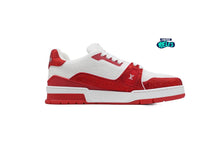 Cargar imagen en el visor de la galería, Louis Vuitton Trainer #54 Signature Red White Crystal