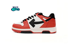 Cargar imagen en el visor de la galería, OFF-WHITE Out Of Office "000" Low Tops White Red