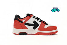 Cargar imagen en el visor de la galería, OFF-WHITE Out Of Office "000" Low Tops White Red