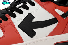 Cargar imagen en el visor de la galería, OFF-WHITE Out Of Office "000" Low Tops White Red