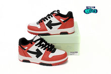 Cargar imagen en el visor de la galería, OFF-WHITE Out Of Office "000" Low Tops White Red
