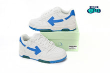 Cargar imagen en el visor de la galería, OFF-WHITE Out Of Office "000" Low Tops White Blue