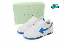 Cargar imagen en el visor de la galería, OFF-WHITE Out Of Office "000" Low Tops White Blue