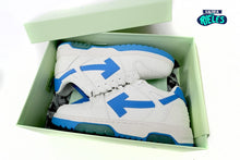 Cargar imagen en el visor de la galería, OFF-WHITE Out Of Office "000" Low Tops White Blue