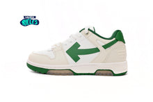 Cargar imagen en el visor de la galería, OFF-WHITE Out Of Office "000" Low Tops White Green