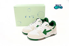Cargar imagen en el visor de la galería, OFF-WHITE Out Of Office "000" Low Tops White Green