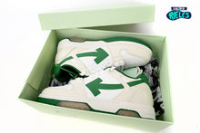 Cargar imagen en el visor de la galería, OFF-WHITE Out Of Office "000" Low Tops White Green