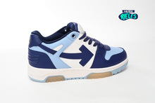 Cargar imagen en el visor de la galería, OFF-WHITE Out Of Office "000" Low Tops White Blue