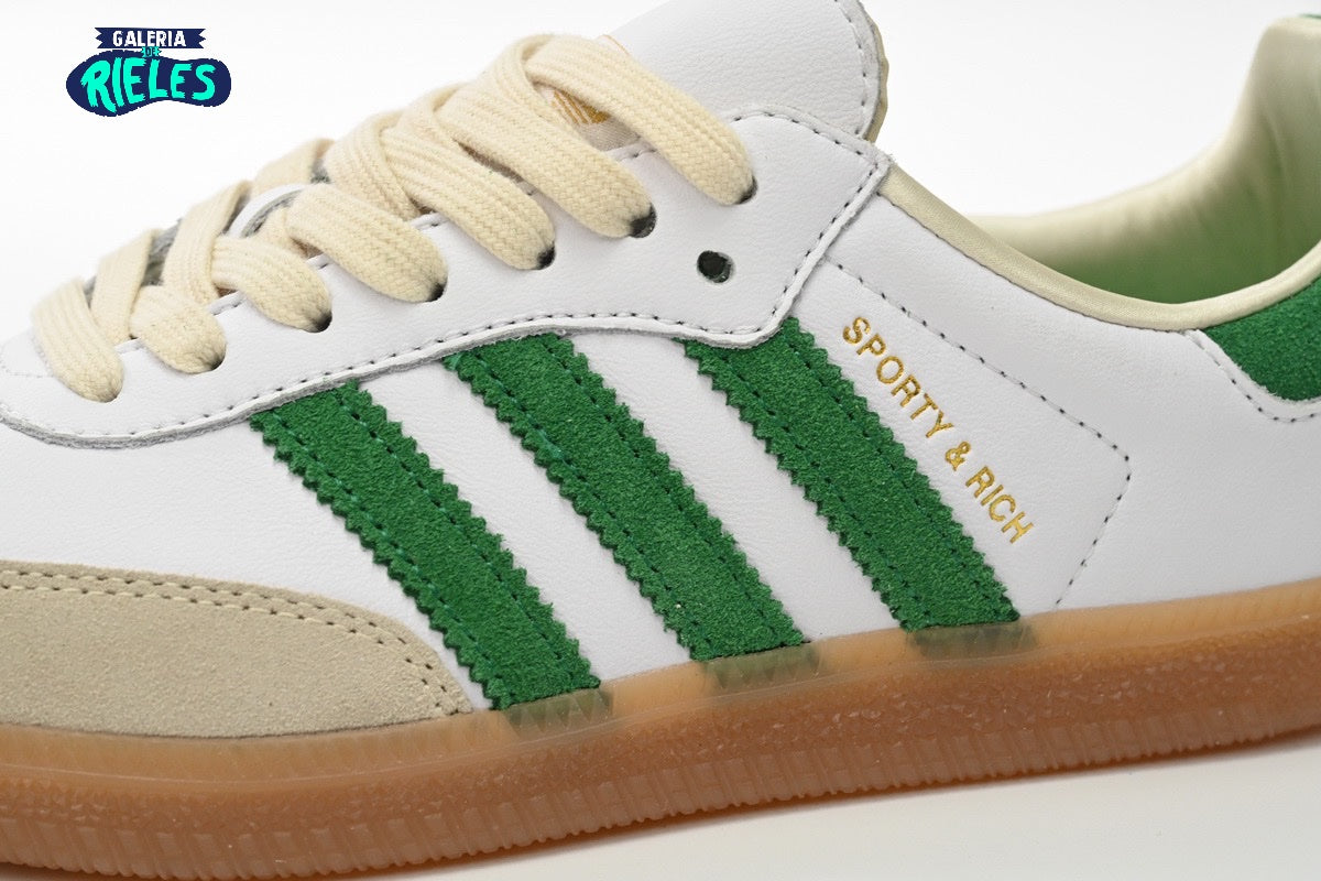 adidas Samba OG Sporty Rich White Green – Galeria De Rieles