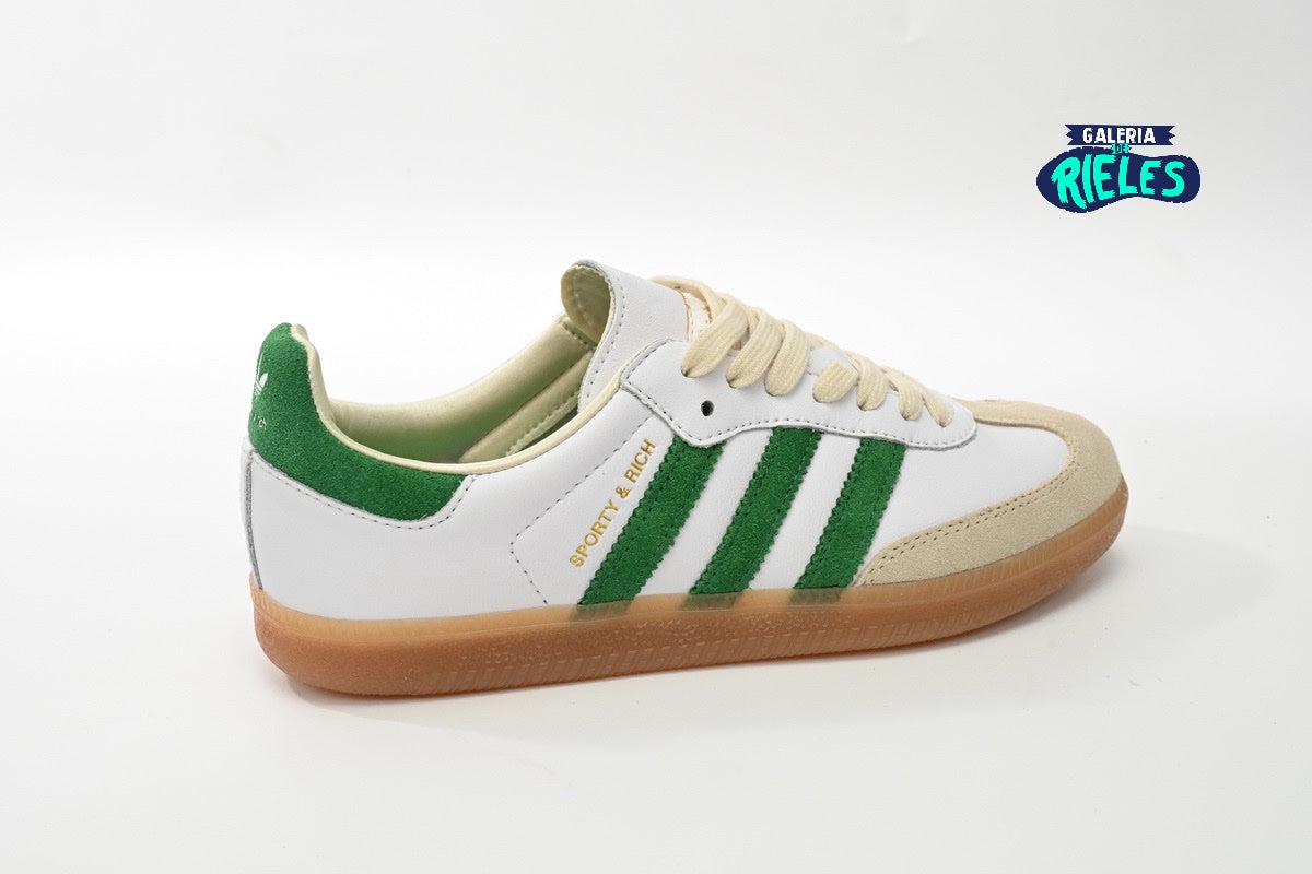 adidas Samba OG Sporty Rich White Green – Galeria De Rieles