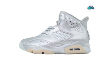Cargar imagen en el visor de la galería, Jordan 6 Retro PSG Paris Saint-Germain Silver