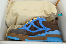 Cargar imagen en el visor de la galería, Louis Vuitton LV Skate Sneaker Brown Blue