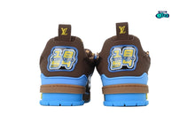 Cargar imagen en el visor de la galería, Louis Vuitton LV Skate Sneaker Brown Blue