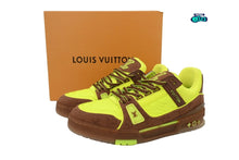 Cargar imagen en el visor de la galería, Louis Vuitton LV Trainer Yellow Brown