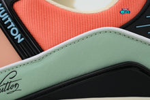 Cargar imagen en el visor de la galería, Louis Vuitton LV Trainer Orange Teal Vintage