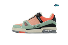 Cargar imagen en el visor de la galería, Louis Vuitton LV Trainer Orange Teal Vintage