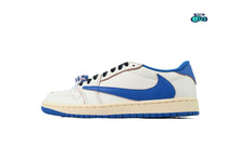 Cargar imagen en el visor de la galería, Jordan 1 Retro Low OG SP Fragment x Travis Scott Sail Military Blue
