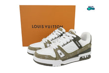 Cargar imagen en el visor de la galería, Louis Vuitton Trainer Denim Monogram Olive