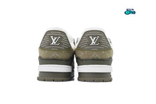 Cargar imagen en el visor de la galería, Louis Vuitton Trainer Denim Monogram Olive