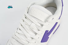 Cargar imagen en el visor de la galería, OFF-WHITE Out Of Office "000" Low Tops White Purple White