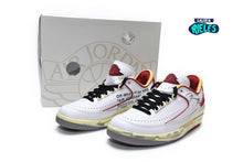 Cargar imagen en el visor de la galería, Air Jordan 2 Retro Low SP 'White/Varsity Red' x Off-White