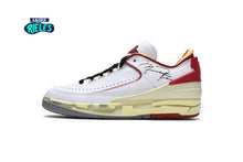Cargar imagen en el visor de la galería, Air Jordan 2 Retro Low SP 'White/Varsity Red' x Off-White
