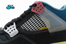 Cargar imagen en el visor de la galería, Jordan 4 Retro Union Off Noir