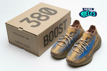 Cargar imagen en el visor de la galería, Yeezy Boost 380 'Blue Oat Non-Reflective Y Reflective'