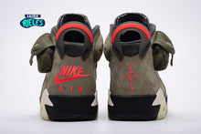 Cargar imagen en el visor de la galería, Travis Scott x Air Jordan 6 Retro 'Olive'