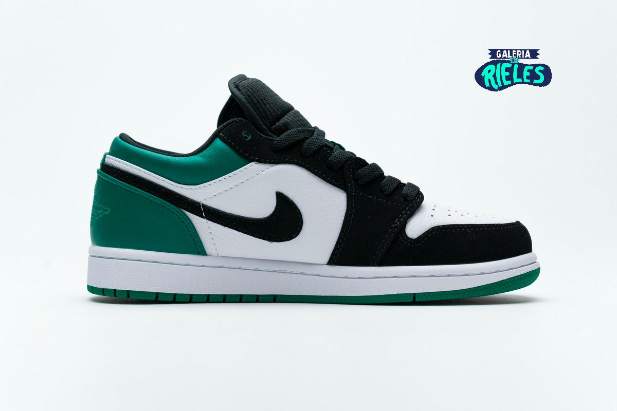 Air jordan 1 low white black mystic green hotsell