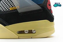 Cargar imagen en el visor de la galería, Jordan 4 Retro Union Off Noir