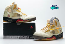 Cargar imagen en el visor de la galería, Jordan 5 Retro OFF-WHITE Sail