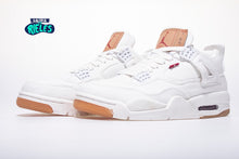 Cargar imagen en el visor de la galería, Jordan 4 Retro Levi's White Denim