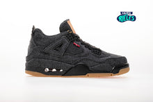 Cargar imagen en el visor de la galería, Jordan 4 Retro Levi's Black Denim