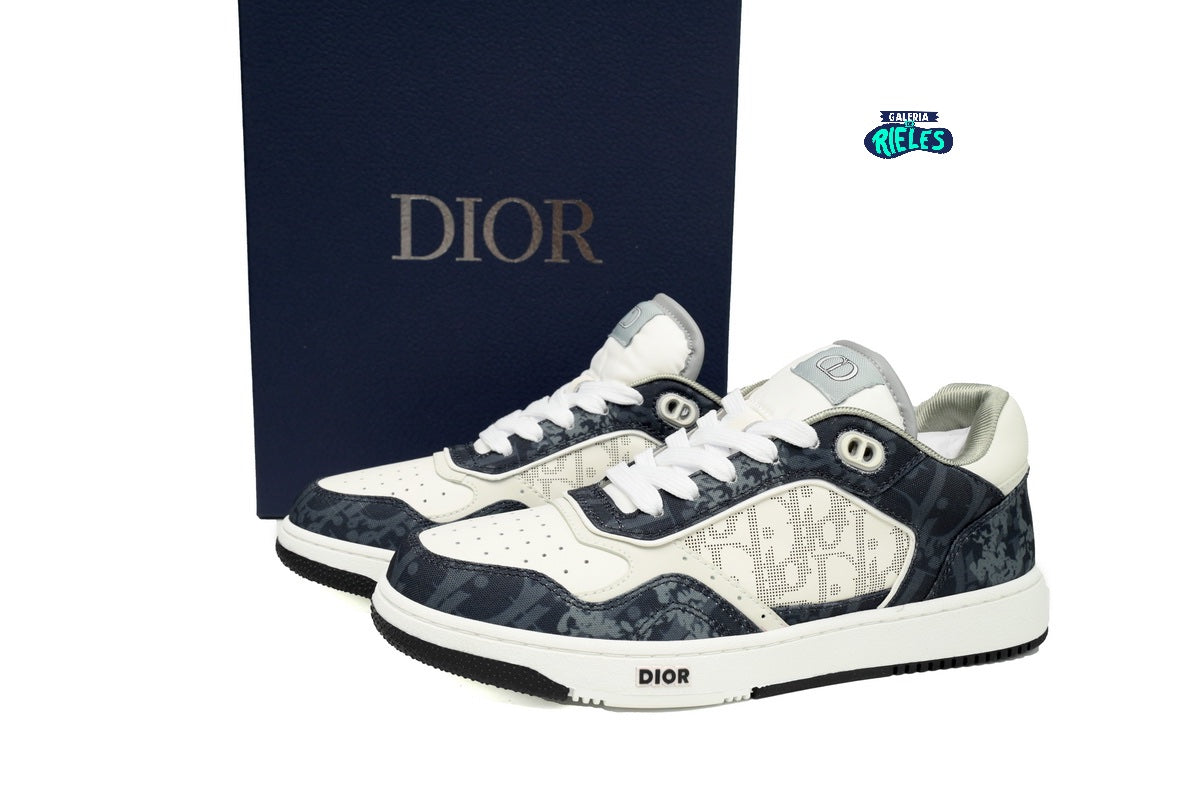 Dior B27 Low Denim Blue White Dior Tears Oblique Galaxy