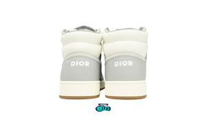 Dior B27 High-Top Gray White Beige Black Dior Oblique Jacquard