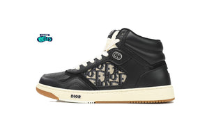 Dior B27 High-Top Black Beige Black Dior Oblique Jacquard