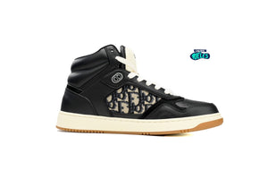 Dior B27 High-Top Black Beige Black Dior Oblique Jacquard